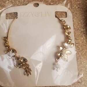 Necklace open choker Gold (looking)